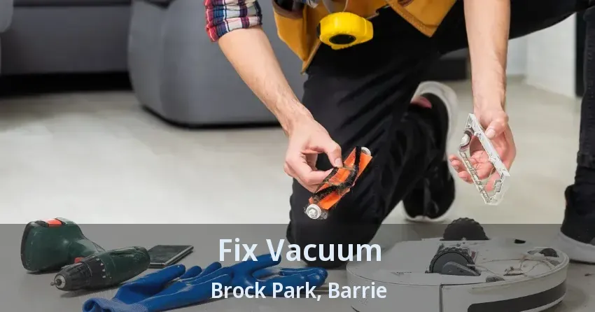 Fix Vacuum Brock Park, Barrie - ON