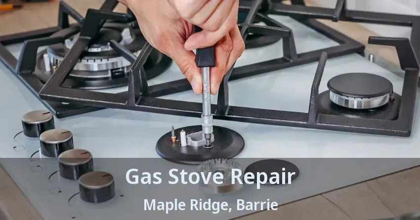 Gas Stove Repair Maple Ridge, Barrie - ON