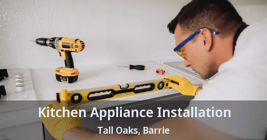 Kitchen Appliance Installation Tall Oaks, Barrie - ON