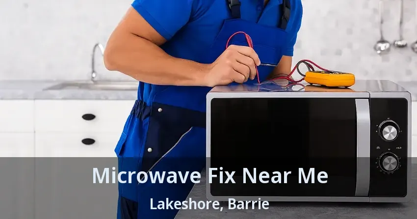 Microwave Fix Near Me Lakeshore, Barrie - ON