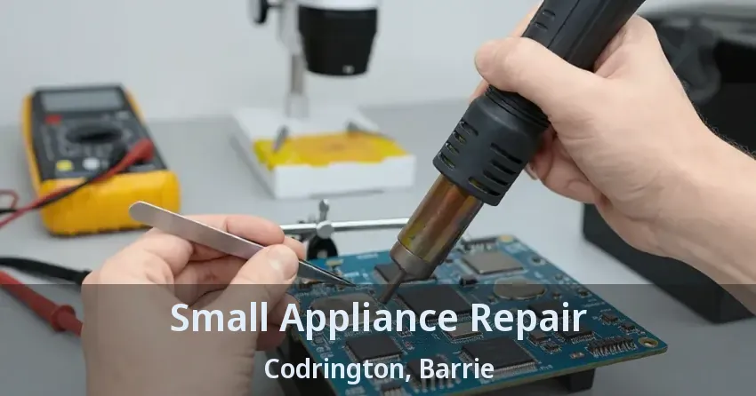 Small Appliance Repair Codrington, Barrie - ON