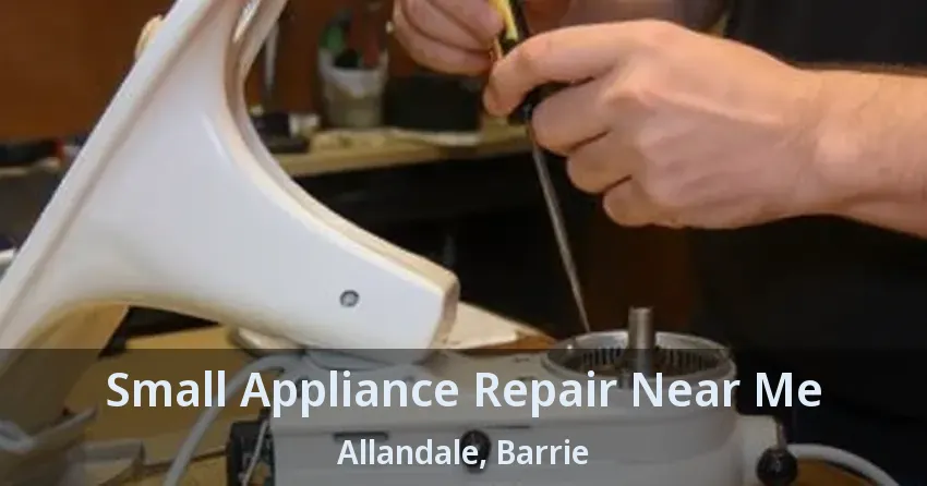 Small Appliance Repair Near Me Allandale, Barrie - ON